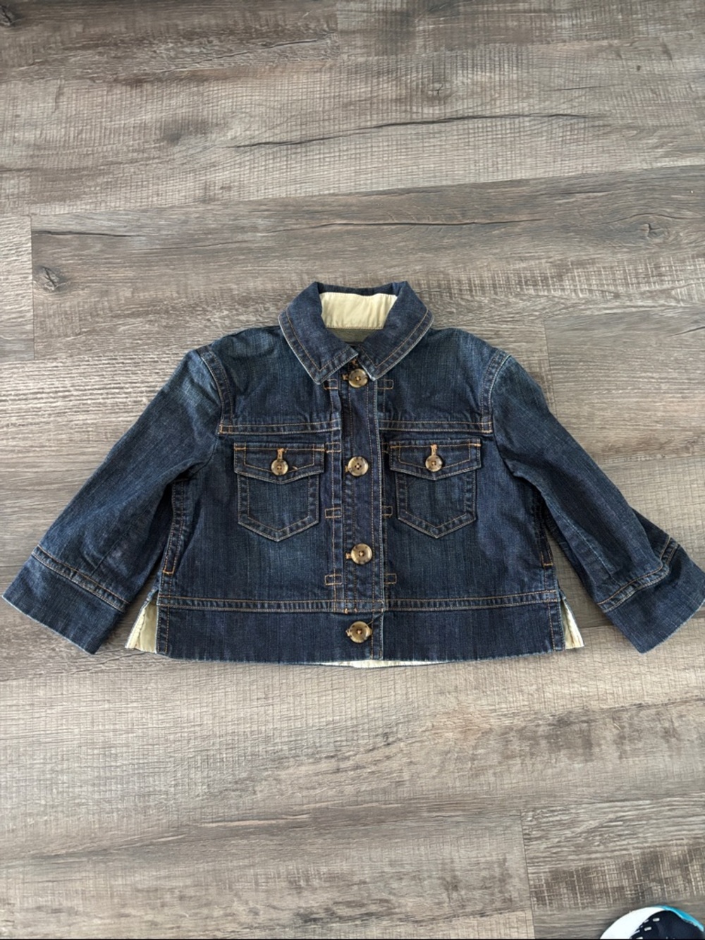 Women’s Banana Republic Stretch Blue Denim Jacket XS Like New